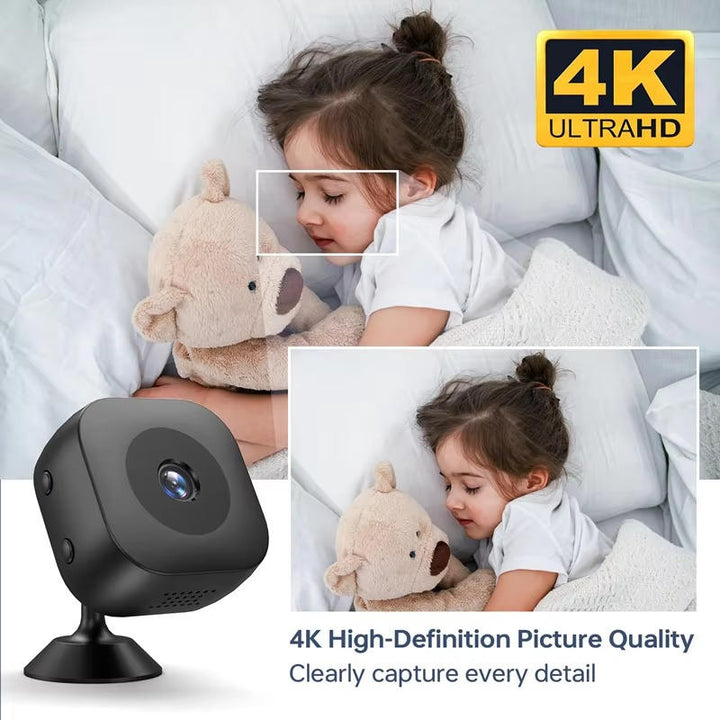 Mini WiFi Security Camera with Colour Night Vision and Magnetic Mount