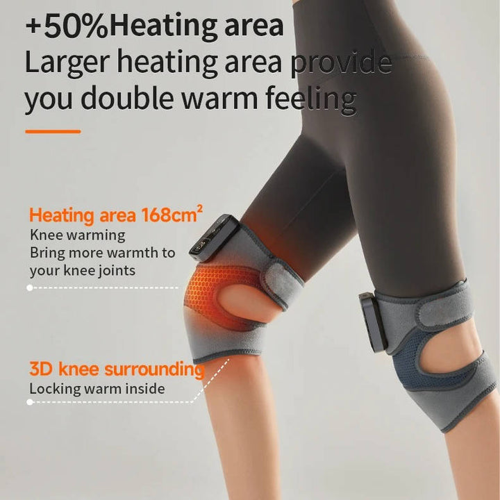 Cordless Heated Knee Massager with Vibration – Harwelton