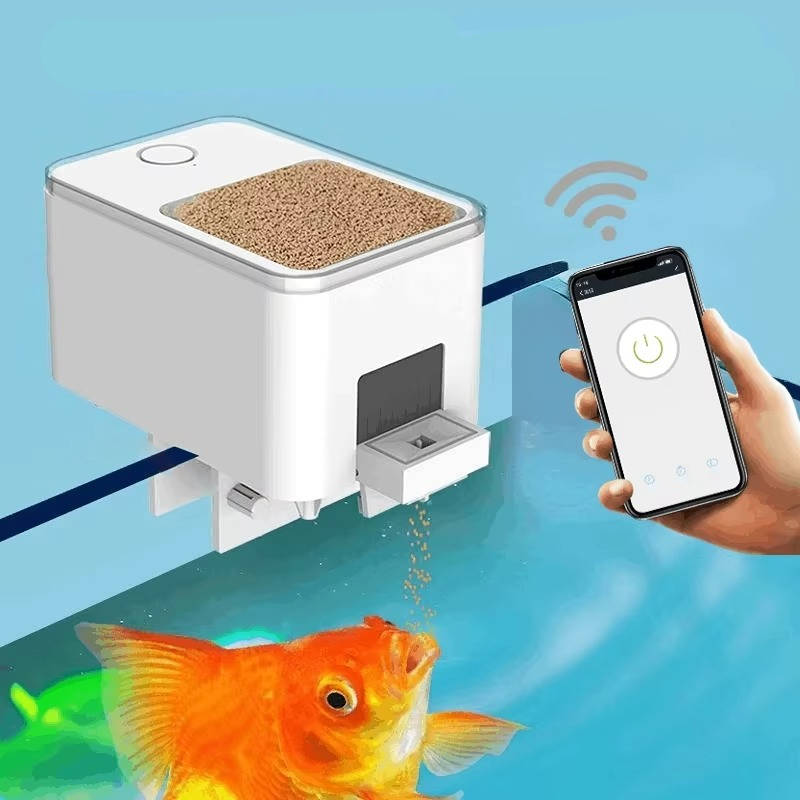 Smart Wi-Fi Fish Feeder with App and Voice Control