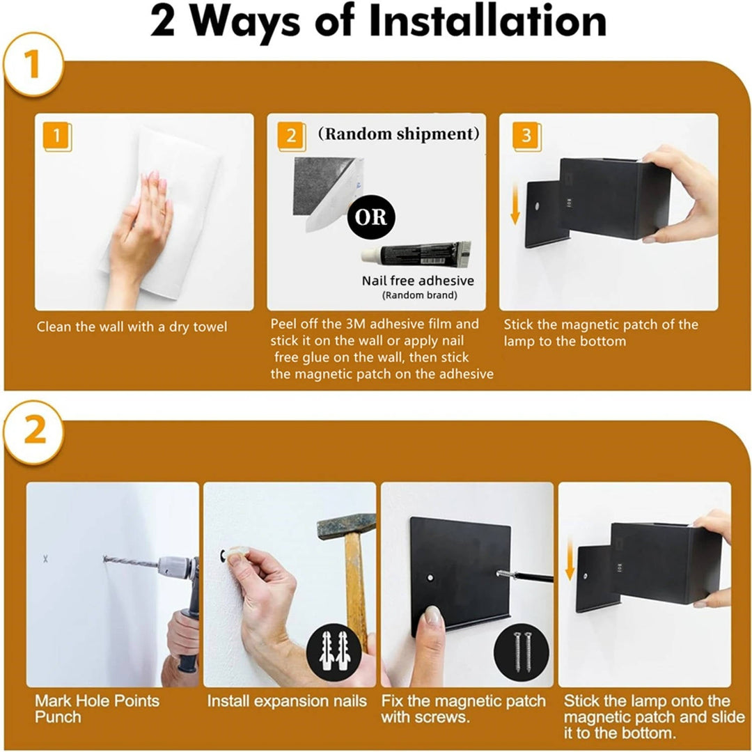 Harwelton™ Rechargeable Motion Sensor Wall Light with Remote