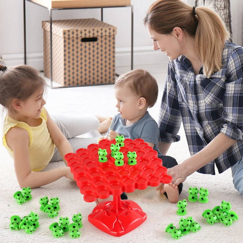 Frog Balance Maths Game for Kids – Counting &amp; Stacking Fun