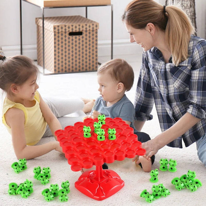 Frog Balance Maths Game for Kids – Counting &amp; Stacking Fun
