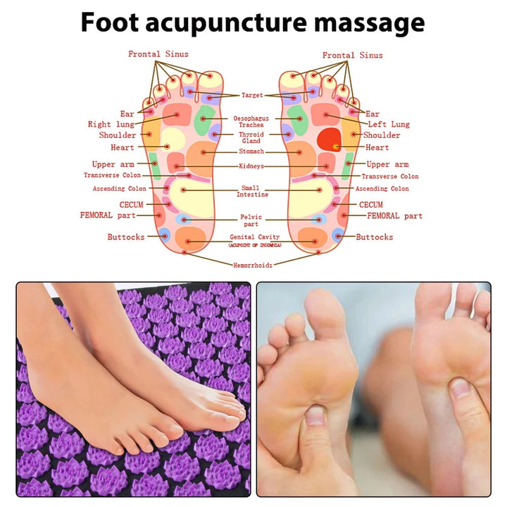 Harwelton™ Acupressure Mat with Pillow for Relaxing at Home