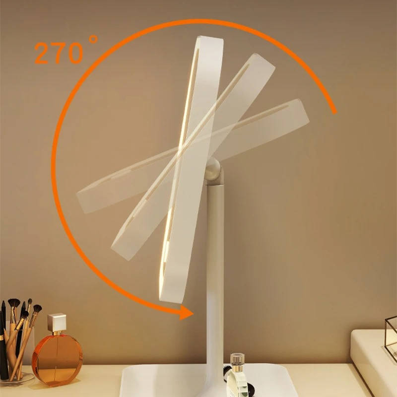 Harwelton™ Travel Makeup Mirror with Lights and Three Colour Modes