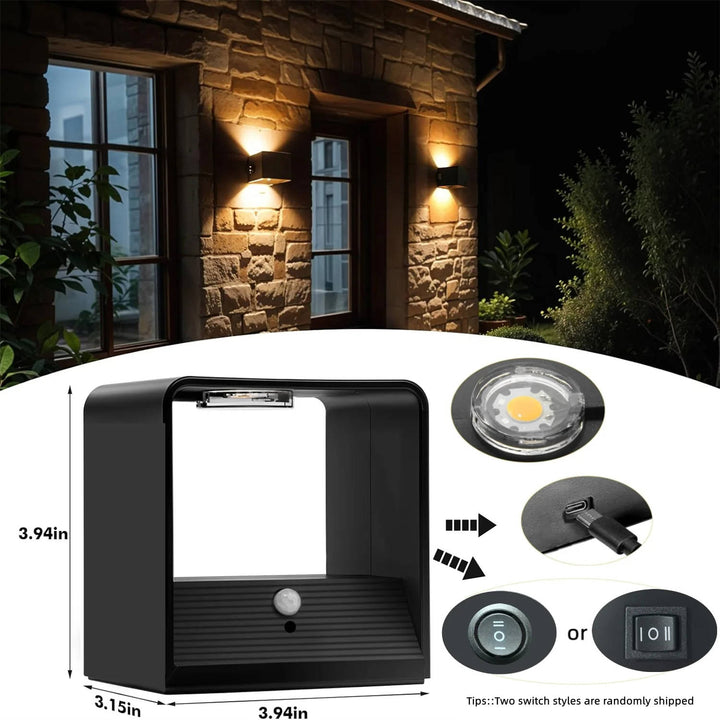 Harwelton™ Rechargeable Motion Sensor Wall Light with Remote