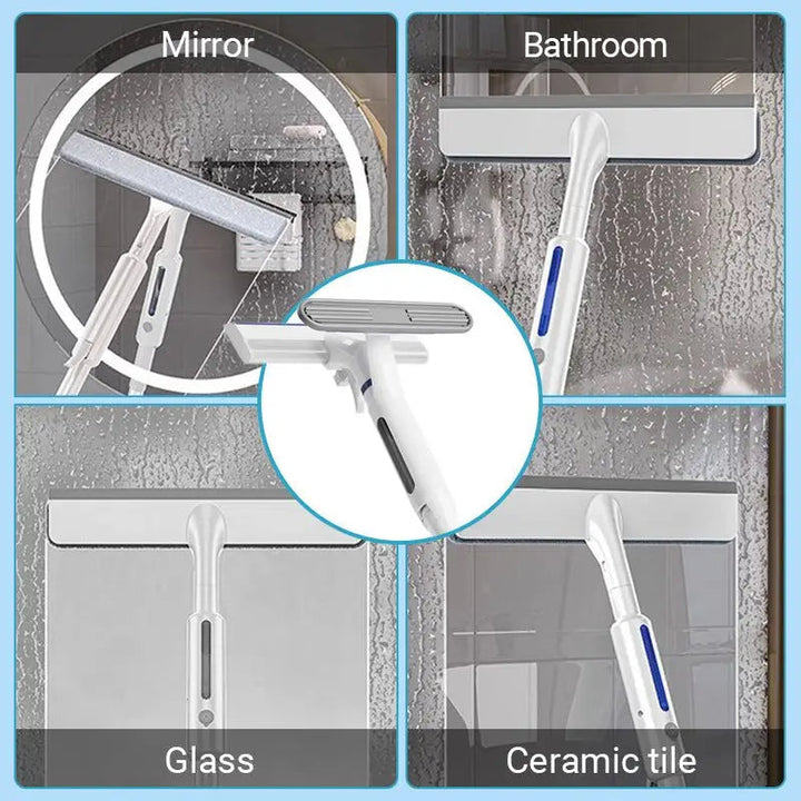 Window Cleaning Spray Mop with Squeegee and Extendable Handle
