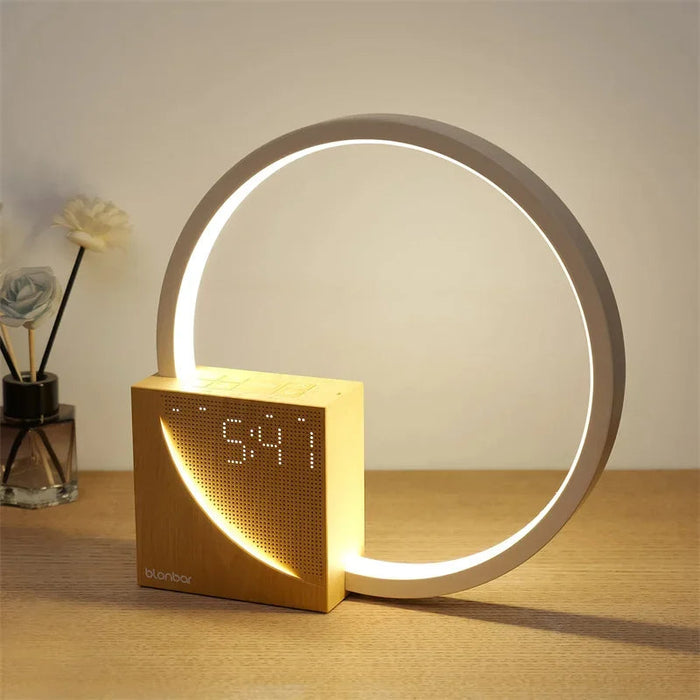 Harwelton™ Touch Bedside Lamp with Nature Sounds, Clock and Wake-Up Light