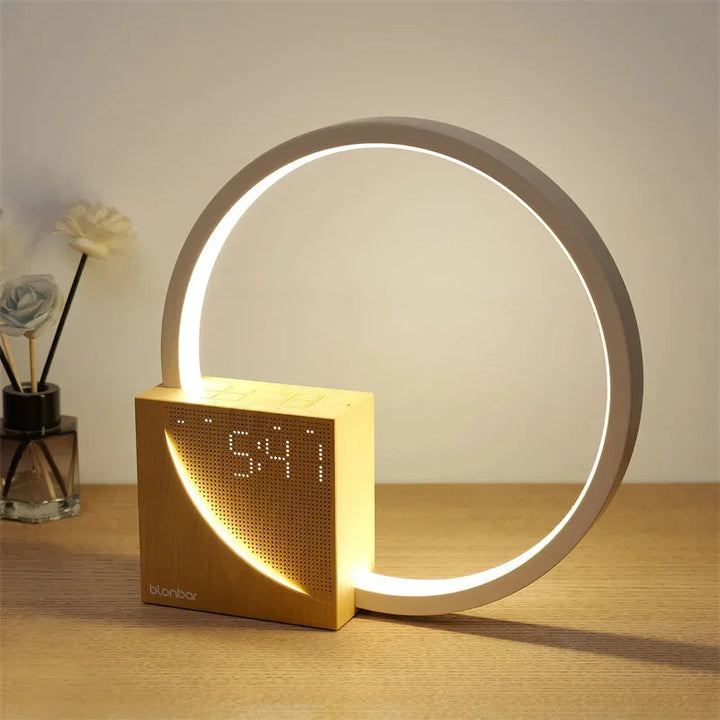 Harwelton™ Touch Bedside Lamp with Nature Sounds, Clock and Wake-Up Light