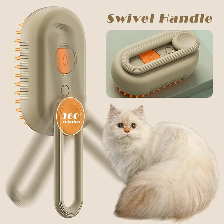 Harwelton™ 3-in-1 Steam Grooming Brush for Cats and Dogs