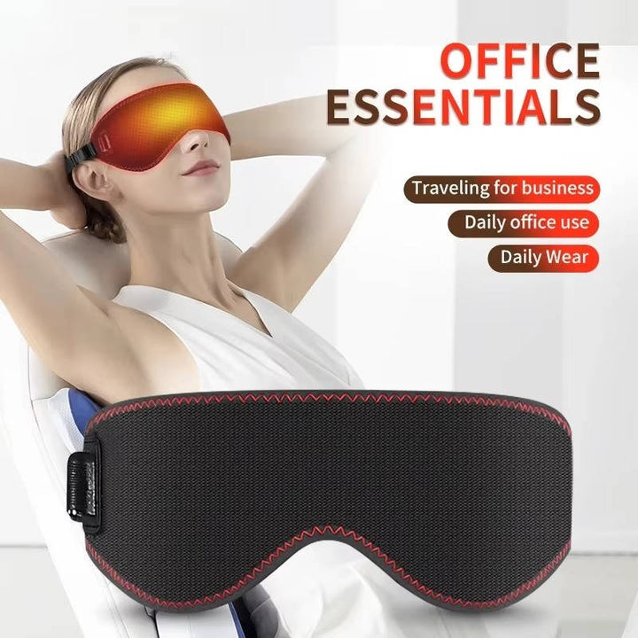 Heated Eye Mask with Three Warmth Settings and Massage Mode