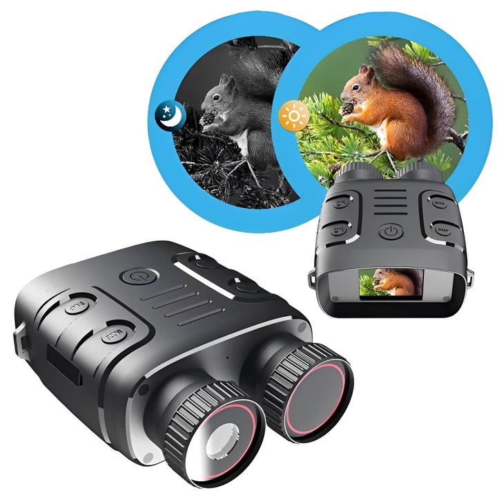 Night Vision Binoculars with HD Camera and Infrared up to 300 m