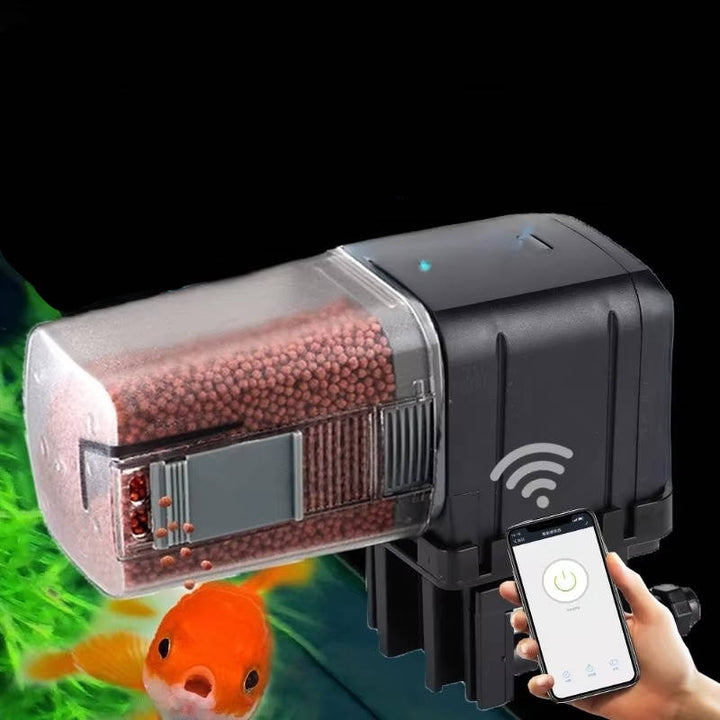Smart Wi-Fi Fish Feeder with App and Voice Control