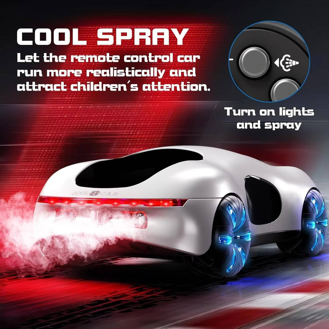 Gesture-Control RC Drift Car with Water Spray and LED Lights