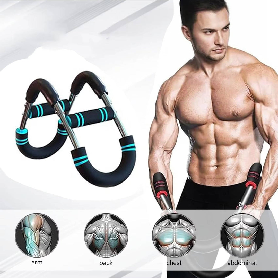 Adjustable Chest Expander Arm Trainer with Four Springs