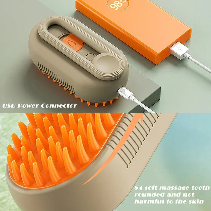 Harwelton™ 3-in-1 Steam Grooming Brush for Cats and Dogs