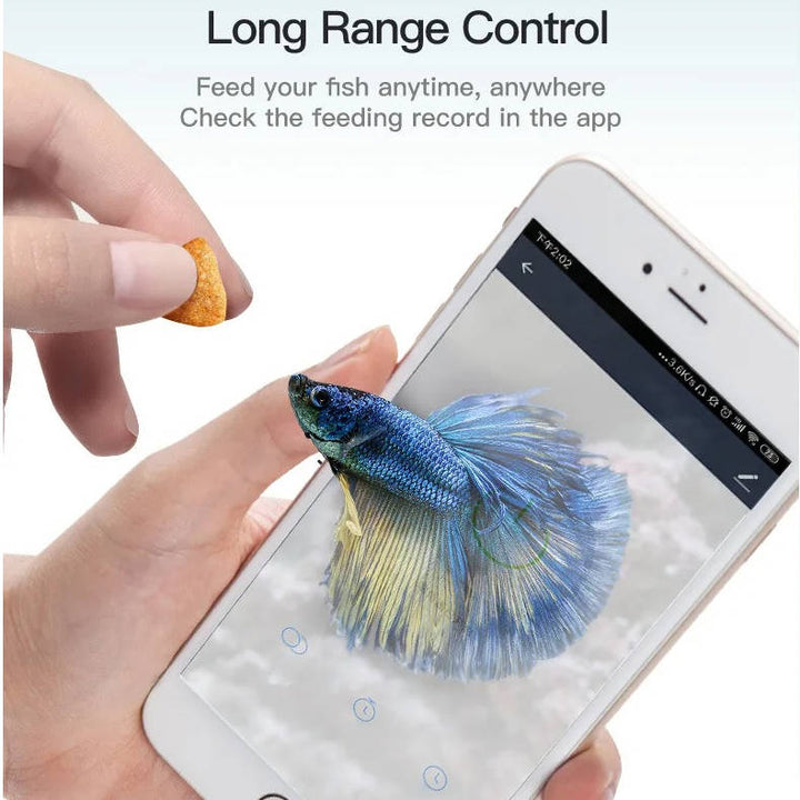 Smart Wi-Fi Fish Feeder with App and Voice Control