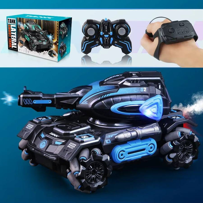 Harwelton™ Water-Spraying RC Stunt Tank with Watch Remote