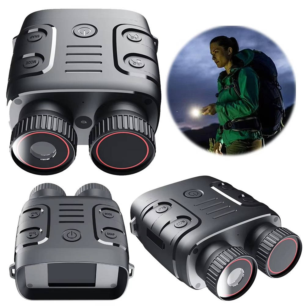 Night Vision Binoculars with HD Camera and Infrared up to 300 m