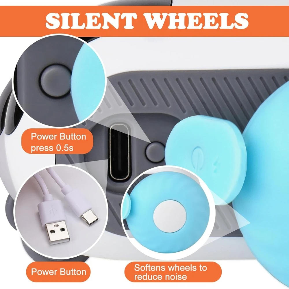 Remote Control Cat Toy with Obstacle-Avoiding Auto Mode
