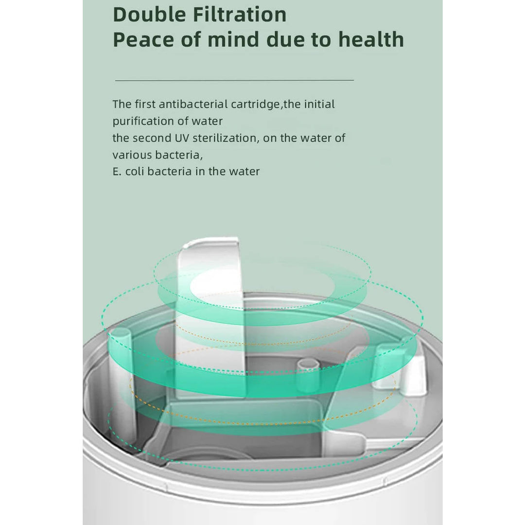 Mini Humidifier with Gravity-Defying Water Display