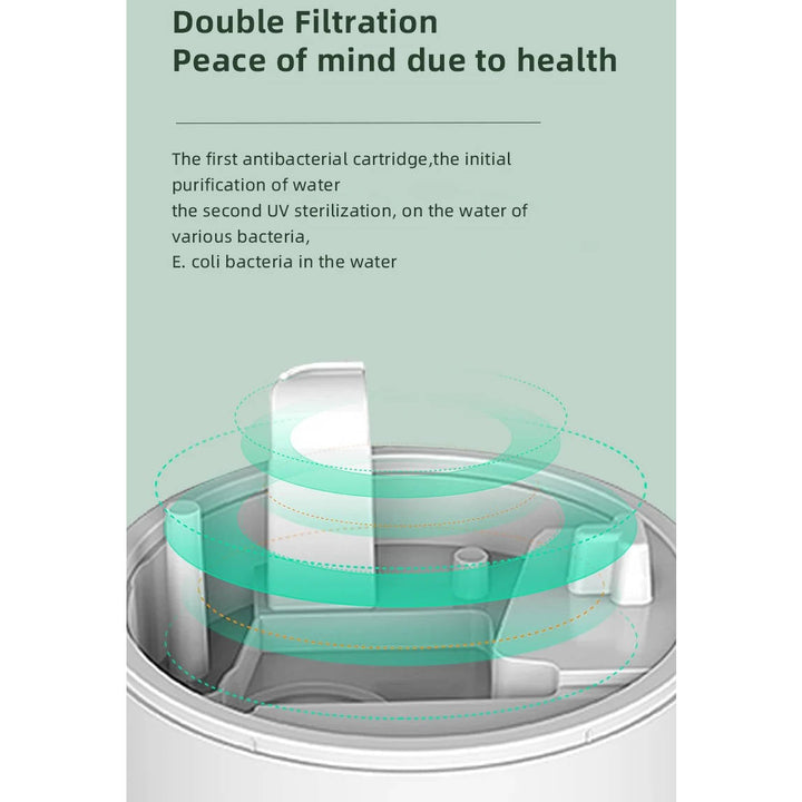 Mini Humidifier with Gravity-Defying Water Display