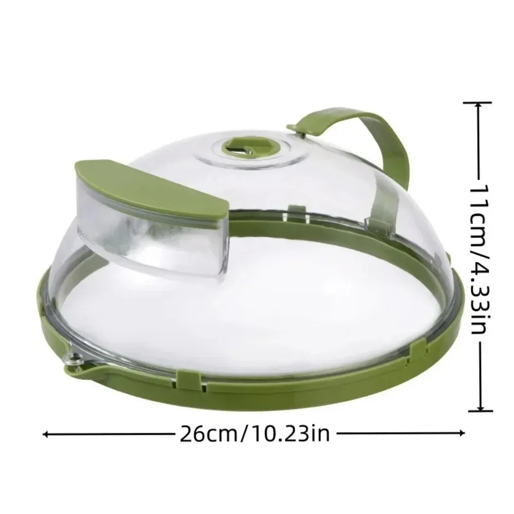 Harwelton™ Microwave Splatter Cover with Built-In Water Steamer