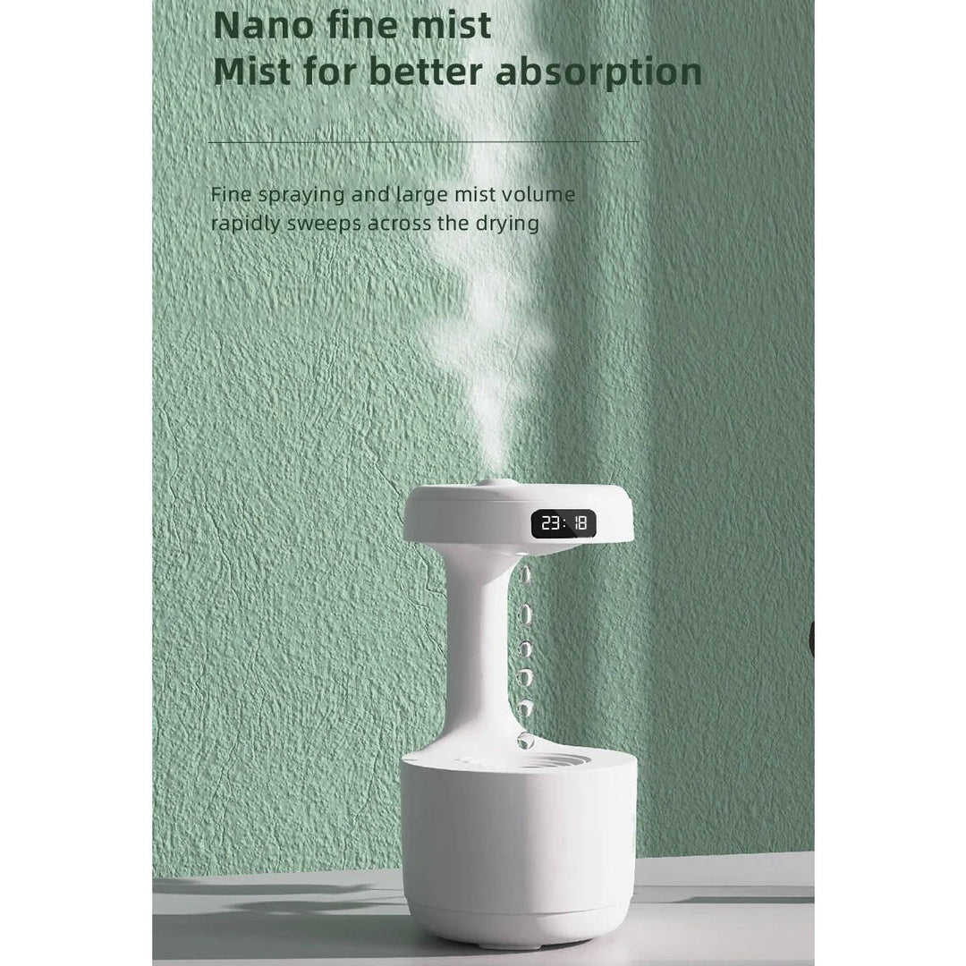 Mini Humidifier with Gravity-Defying Water Display