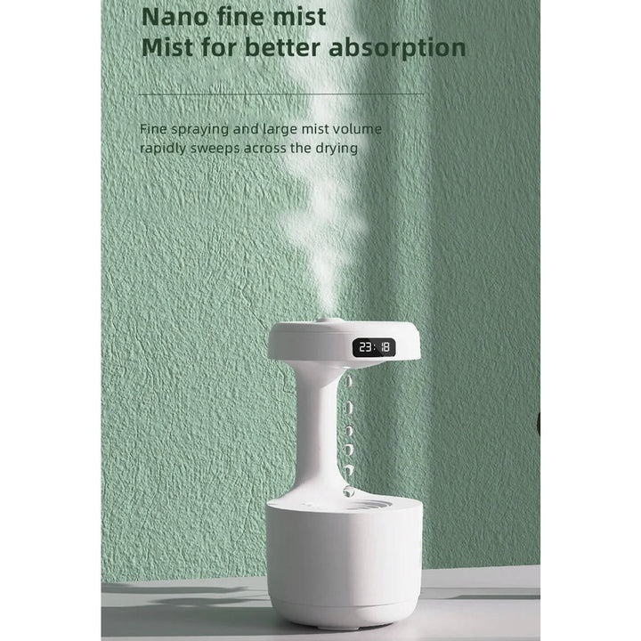 Mini Humidifier with Gravity-Defying Water Display