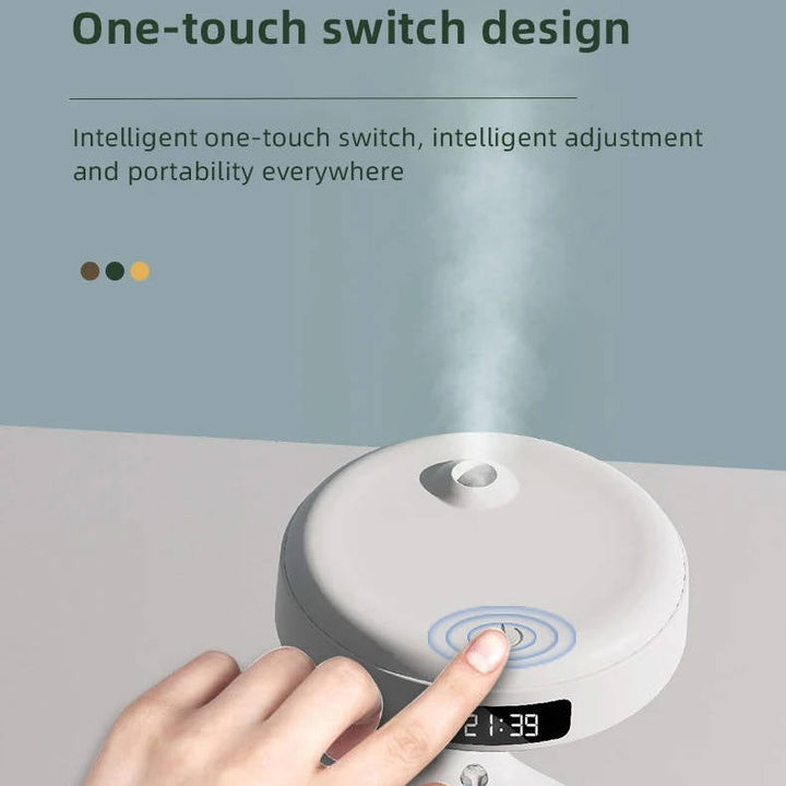 Mini Humidifier with Gravity-Defying Water Display