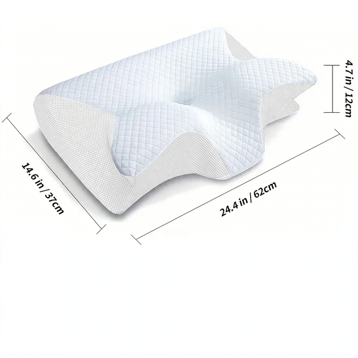Harwelton™ Ergonomic Memory Foam Neck Pillow for Restful Sleep