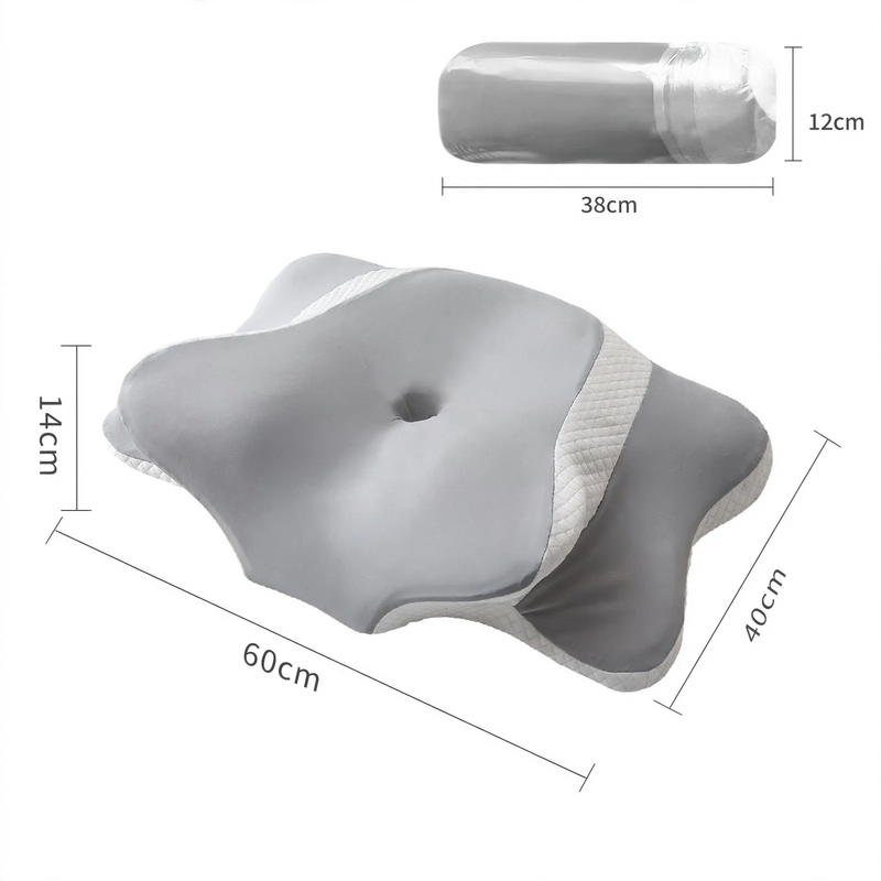 Butterfly Memory Foam Neck Pillow for Restful Sleep