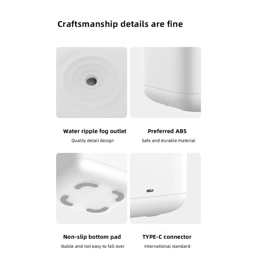Mini Humidifier with Gravity-Defying Water Display
