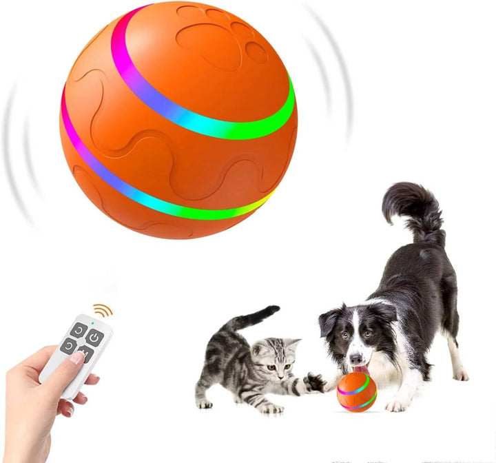 Remote Control Dog Ball with Motion Sensor and Lights