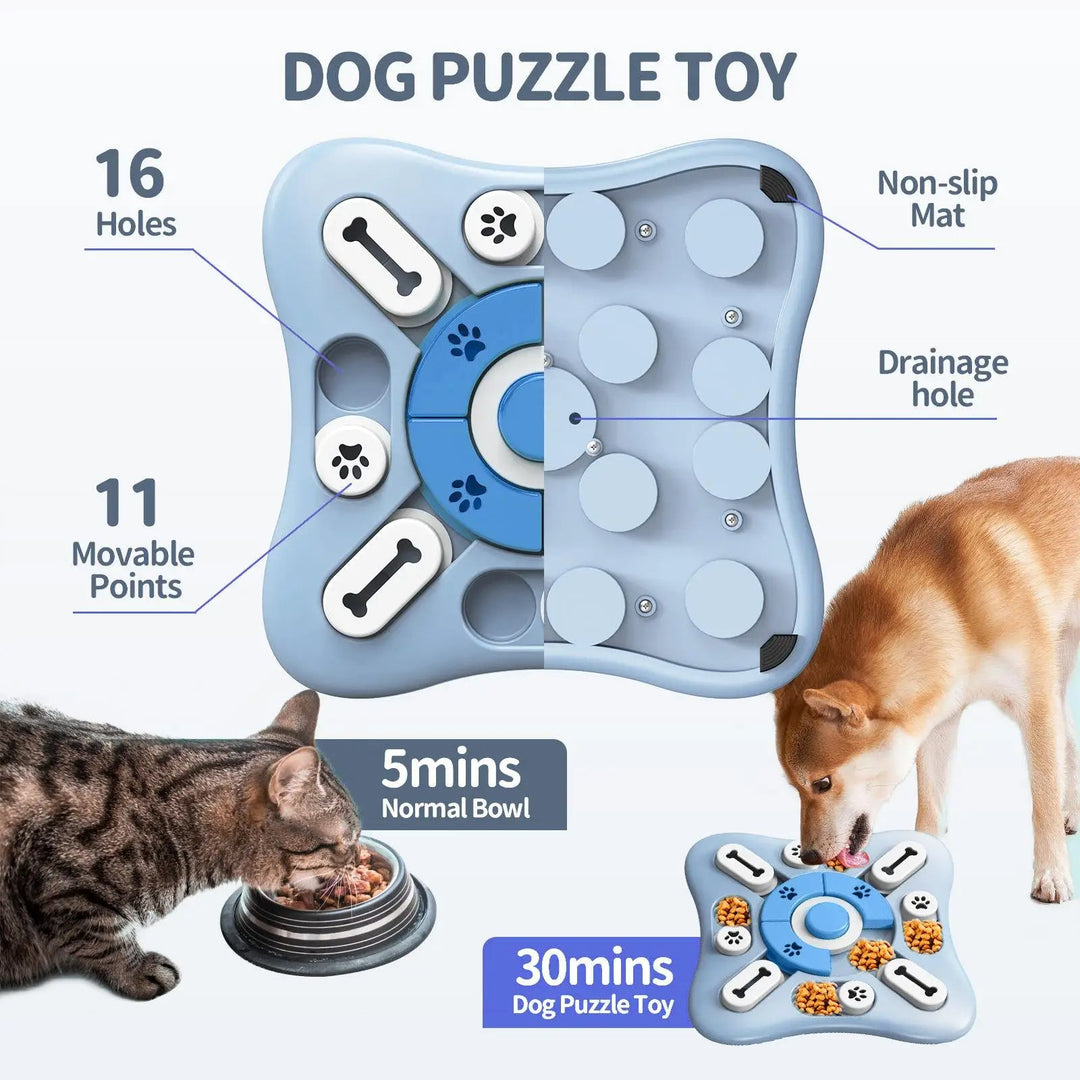 Interactive Slow Feeder Dog Puzzle for Calmer Mealtimes