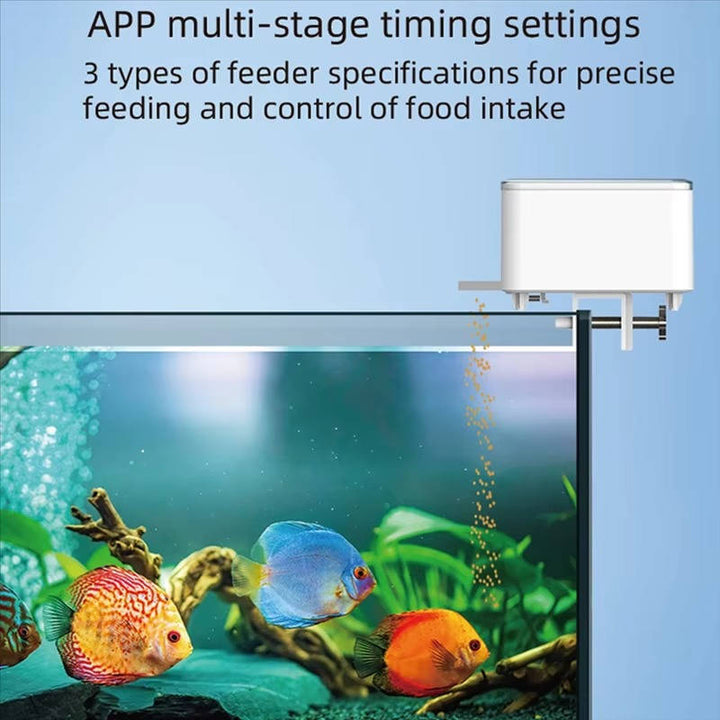 Smart Wi-Fi Fish Feeder with App and Voice Control