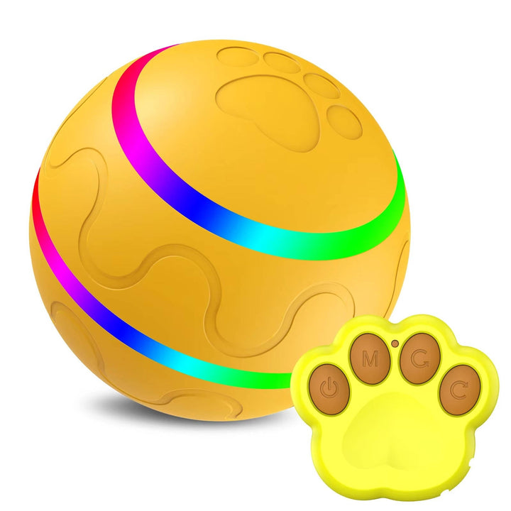 Remote Control Dog Ball with Motion Sensor and Lights