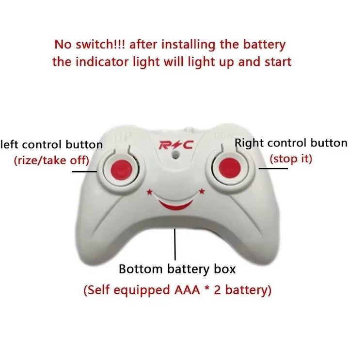 Easy-Fly RC Helicopter with One-Touch Take-Off for Kids