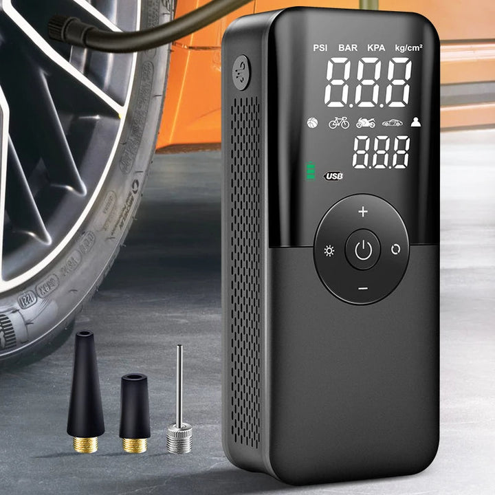 Harwelton™ Cordless Tyre Inflator with Digital Display and LED Light