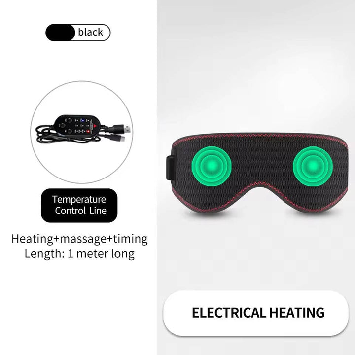Heated Eye Mask with Three Warmth Settings and Massage Mode