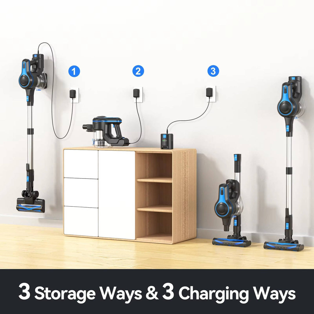 Lightweight Cordless Vacuum Cleaner with 5-Layer Filtration