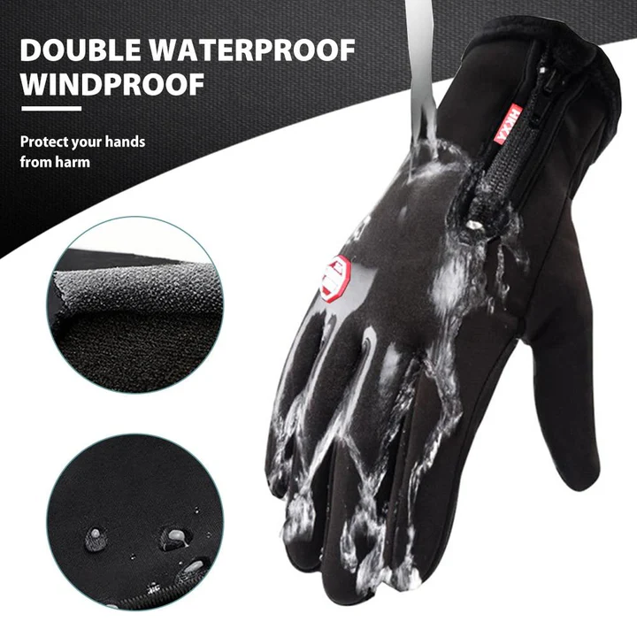 Harwelton™ Fleece-Lined Thermal Gloves for Cycling, Skiing and Running