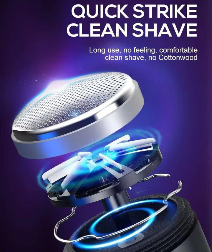Harwelton™ Mini Electric Shaver with LED Display and Wet &amp; Dry Use