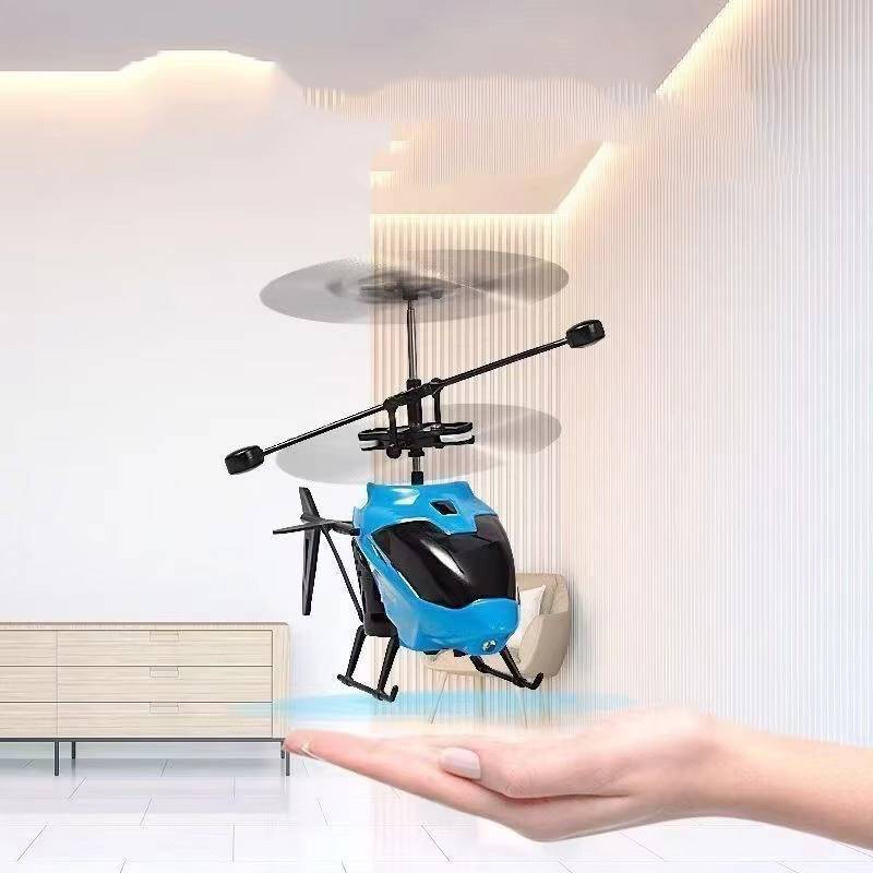 Easy-Fly RC Helicopter with One-Touch Take-Off for Kids