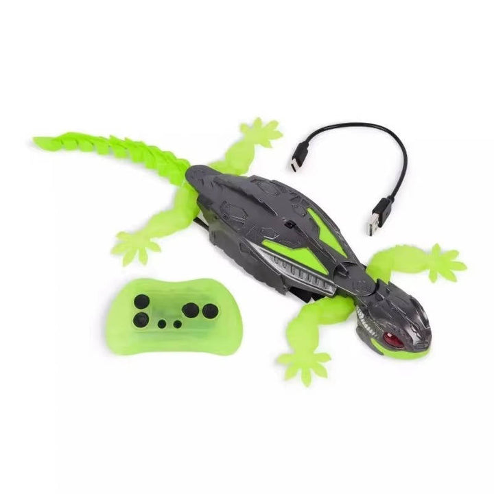 Wall-Climbing RC Lizard with Glowing LED Eyes