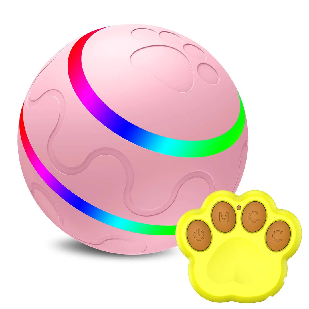Remote Control Dog Ball with Motion Sensor and Lights