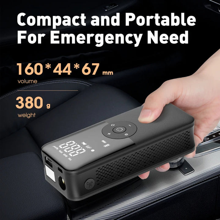 Harwelton™ Cordless Tyre Inflator with Digital Display and LED Light