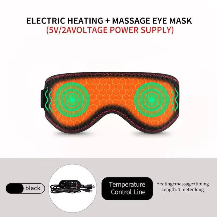 Heated Eye Mask with Three Warmth Settings and Massage Mode