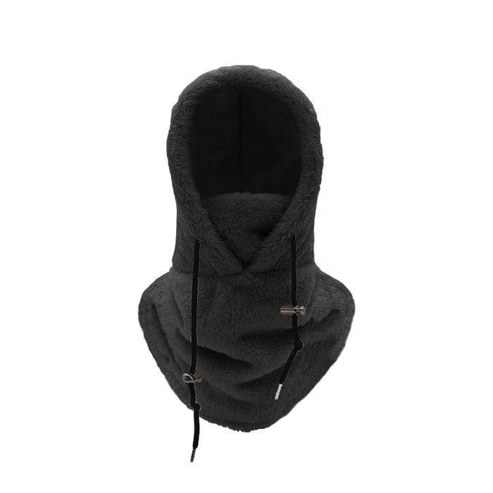 Sherpa Fleece Balaclava Hood with Full Face and Neck Cover
