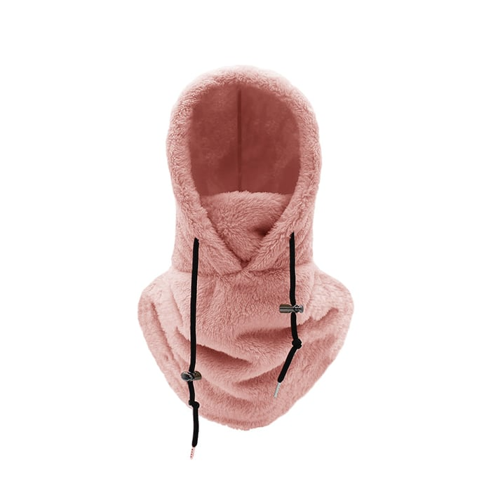Sherpa Fleece Balaclava Hood with Full Face and Neck Cover
