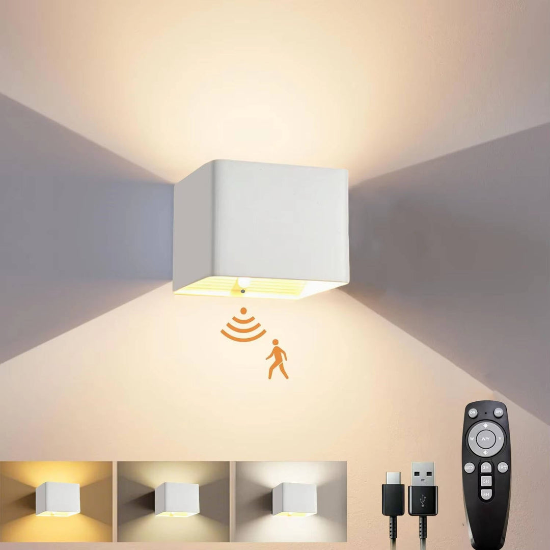Harwelton™ Rechargeable Motion Sensor Wall Light with Remote